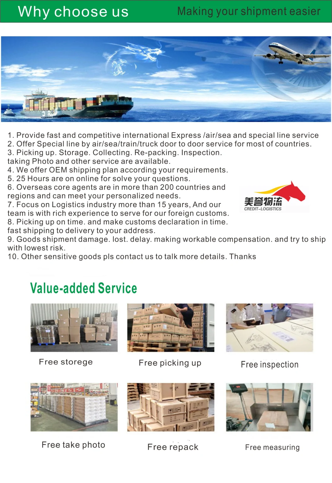 International Sea Shipping From China to Europe Including Customs Clearance Service