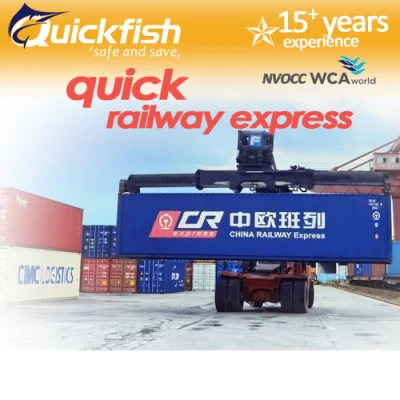 China Europe Block Train Rail Freight Forwarding Shipping to Mala Poland Railroad Train FCL Shipment Services
