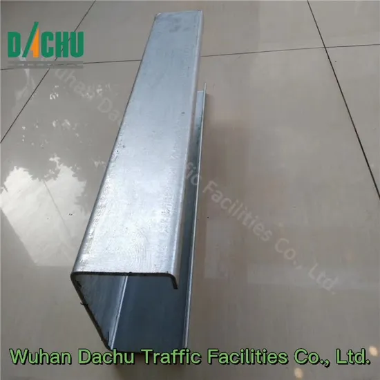 Painting Galvanizing W Beam Highway Safety Steel Guardrail C Posts