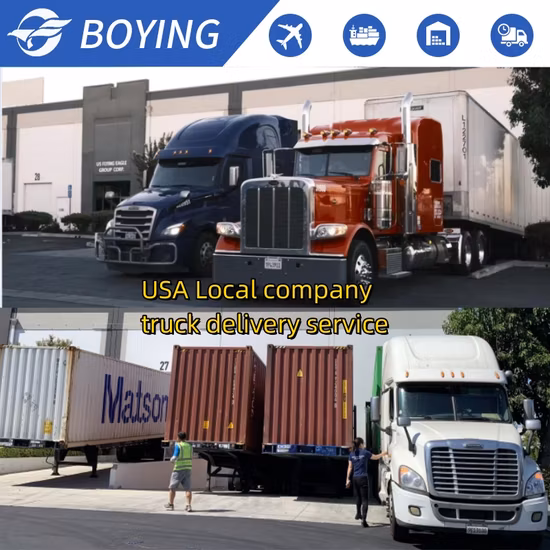 Door to Door Service Truck Delivery From Supplier to Local Warehouse Shipment Forwarding Company